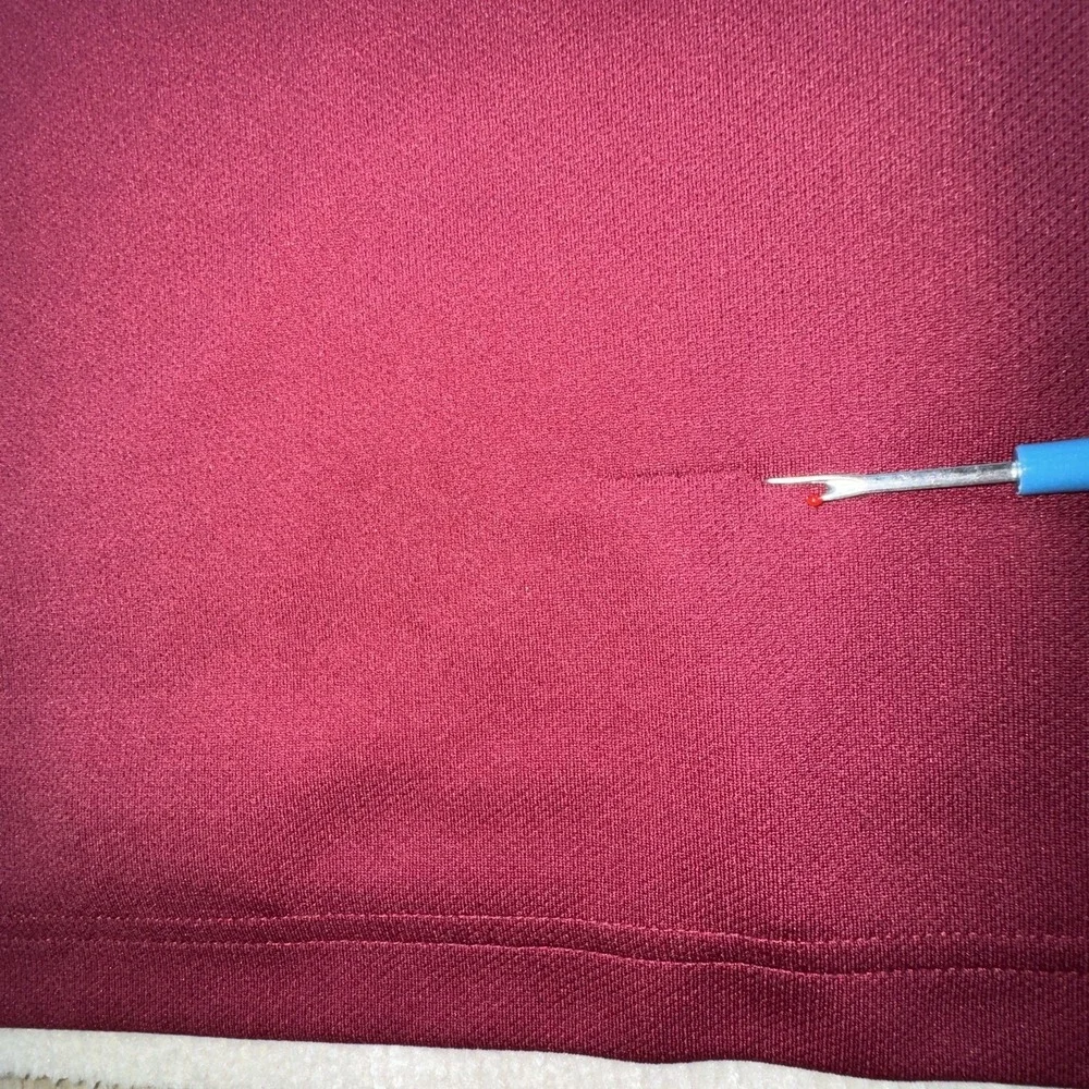 Nike Polo Shirt Mens XXL Maroon Florida State Dri-FIT Short Sleeve Tipped Collar